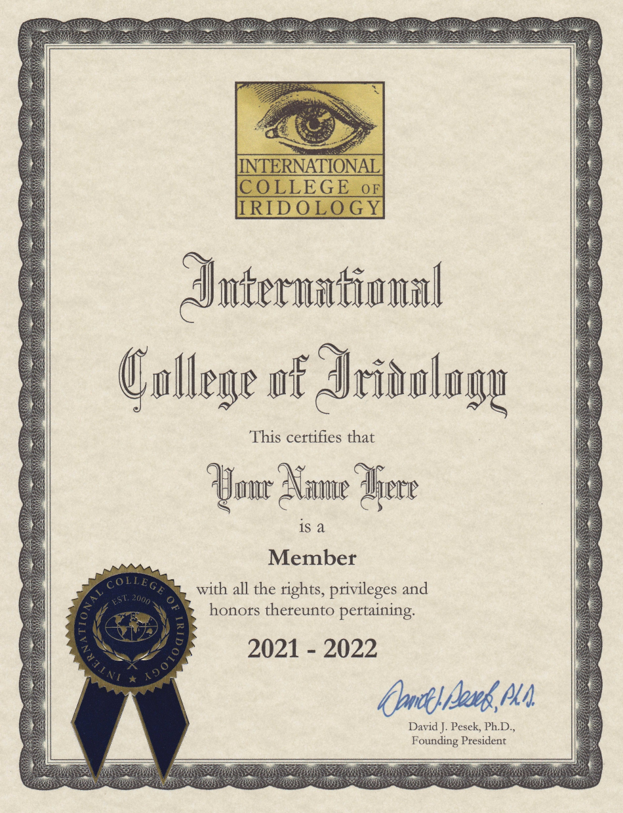 ICI Membership Certificate